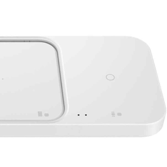 Безжично Зарядно Wireless Charger Samsung Duo, 15W, 1.67A, (w/o TA) - Бяло, EP-P5400BWEGEU