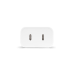 Адаптер ttec SmartCharger Duo PD 40W Travel Charger USB-C + USB-C - Бял