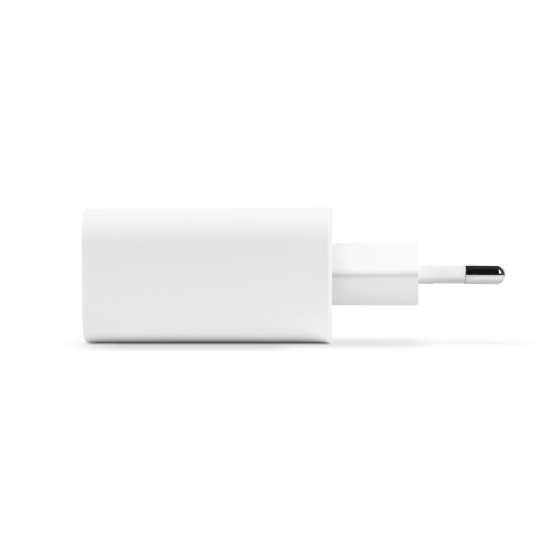 Адаптер ttec SmartCharger Duo PD 40W Travel Charger USB-C + USB-C - Бял