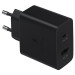Адаптер 220V Samsung Dual USB Travel Charger 35W - Черен, EP-TA220NBE