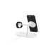 Безжично Wireless зарядно ttec AirCharger Trio Pro Qi2/MagSafe 15W 3in1 iPhone + Apple Watch + AirPods Wireless Fast Charging Stand - Бяло