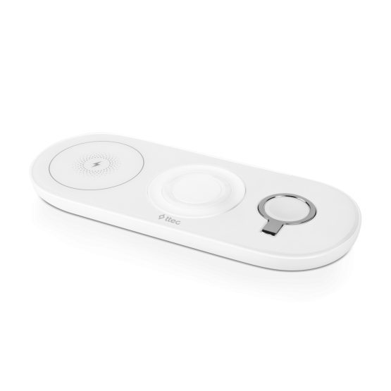 Безжично зарядно ttec AirCharger Trio (3 in 1) iPhone + Apple Watch + AirPods Wireless Speed Charging Station