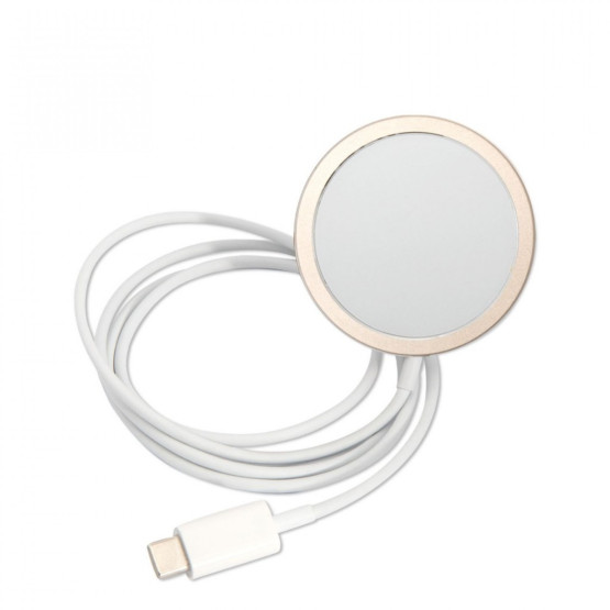 Гръб Guess 4G MagSafe Compatible Case + Зарядно Wireless Charger за iPhone 14 Prо - Син