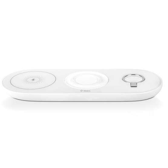 Безжично зарядно устройство ttec SmartCharger Air+ iPhone+Apple Watch+AirPods Wireless Fast
