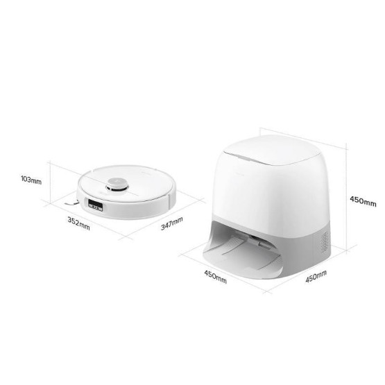 Прахосмукачка робот Roborock Q Revo Curv White