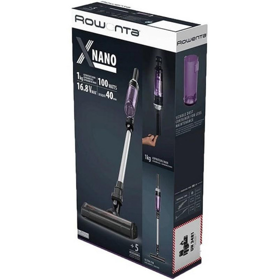 Вертикална прахосмукачка Rowenta RH1129WO X-NANO ESSENTIAL , С контейнер - Rowenta
