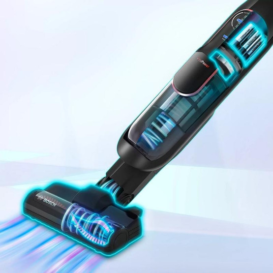 Вертикална прахосмукачка Bosch BBH87POW1 , С контейнер - Bosch