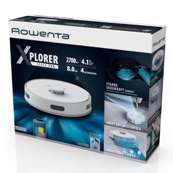 Прахосмукачка робот Rowenta RR8577WH X-PLORER SERIE 75 S ANIMAL