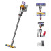 Вертикална прахосмукачка Dyson V15 Detect Absolute SV22 EU (394451-01) , С контейнер - Dyson