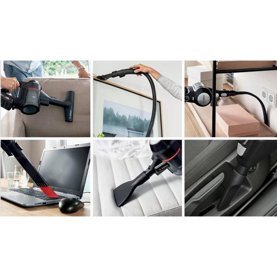Вертикална прахосмукачка Bosch BCS711EXT Unlimited 7 , С контейнер - Bosch