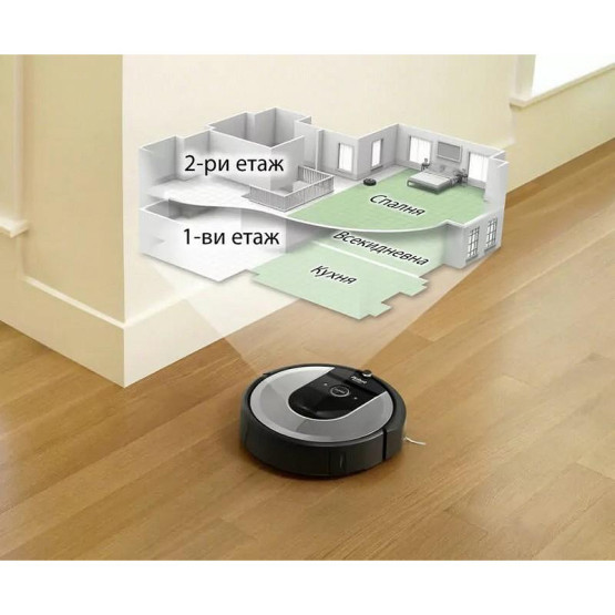 Прахосмукачка робот IRobot ROOMBA i7+ (7556) , С контейнер - IRobot
