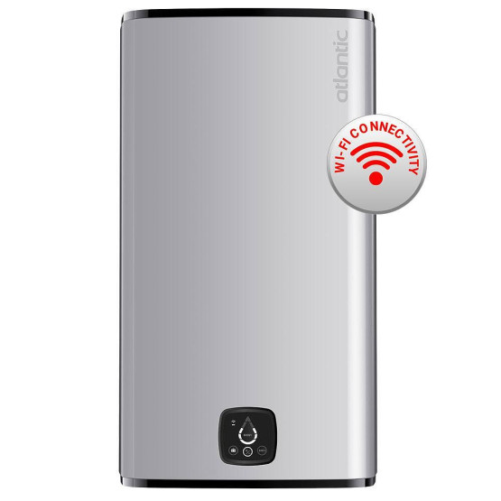 Бойлер Atlantic CUBE 100L 2.4 KW WI-FI СИВ (861340) , Вертикален , 2.4 , 100 , B