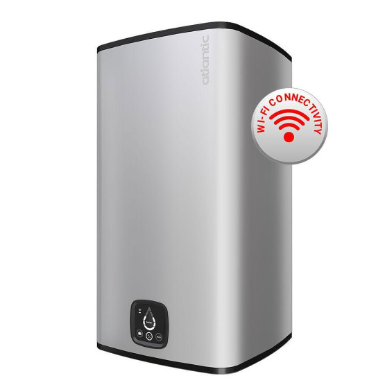 Бойлер Atlantic CUBE 100L 2.4 KW WI-FI СИВ (861340) , Вертикален , 2.4 , 100 , B