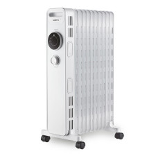 Маслен радиатор Kumtel KUM-1230S White