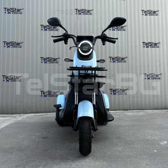 Електрическа триколка 2+1 750.1 ТИП VESPA STYLE с диференциал Нов модел