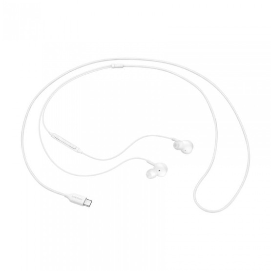 Оригинални слушалки Samsung Type C Stereo HF - Бели, EO-IC100BWE