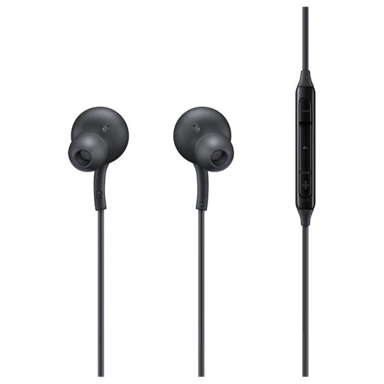 Оригинални слушалки Samsung Type C Stereo HF - Черни, EO-IC100BBE