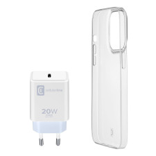 Пакет за iPhone 14 Pro Max- Зарядно USB-C 20W + калъф