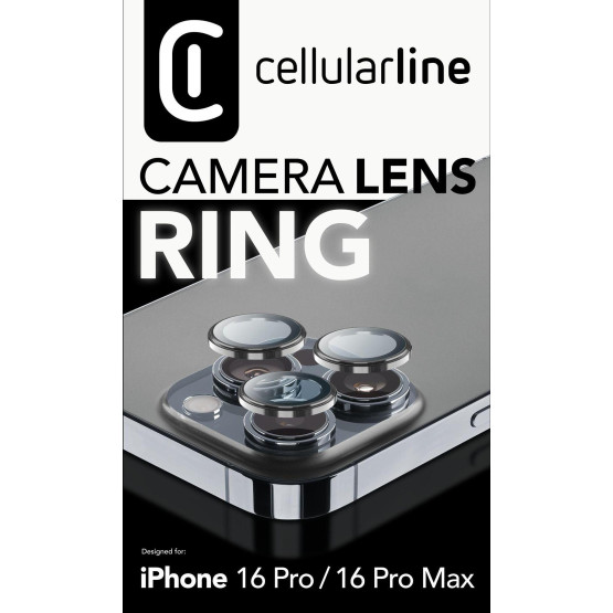 Закален протектор за камера Ring за iPhone 16 Pro/16 Pro Max