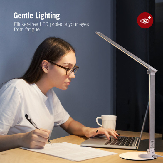 LED лампа за бюро TaoTronics DL19, Сребриста