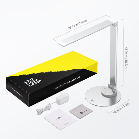 LED лампа за бюро TaoTronics DL19, Сребриста