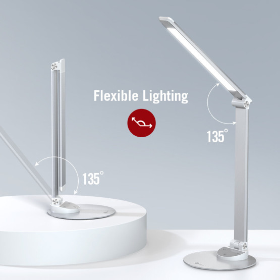 LED лампа за бюро TaoTronics DL19, Сребриста