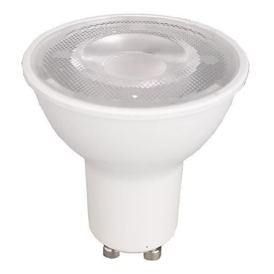 LED крушка EUROLAMP GU10 7W 525Lm 38° 2700K топло бяло, PLUS