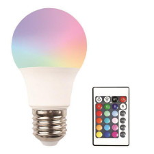 EUROLAMP RGB LED крушка с дистанционно А60 10W E27