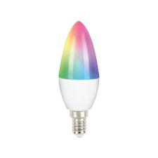 LED крушка Смарт E14 C37 5,5W RGB+CCT+DIM Tuya 470lm 230V RTV500002