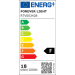 LED крушка E27 A65 18W 1680 LM 3000K топло бяло 230V