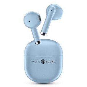 Bluetooth слушалки Music Sound, BREEZE TWS, сини