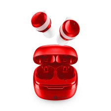 Bluetooth слушалки Music Sound Flow TWS червени