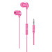 Слушалки тапи Music Sound 3.5 mm розови