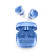 Bluetooth слушалки Music Sound Flow TWS сини