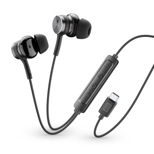 Слушалки тапи VIPER ANC USB-C микрофон черни