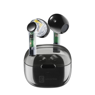 Bluetooth слушалки TWS Fine, Черни