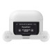 Bluetooth слушалки Music Sound TWS Groove с LCD дисплей бели