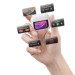 Bluetooth слушалки Music Sound TWS Groove с LCD дисплей бели