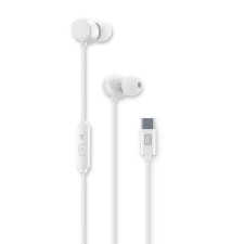 Слушалки тапи USB-C с микрофон Cloud, Бели