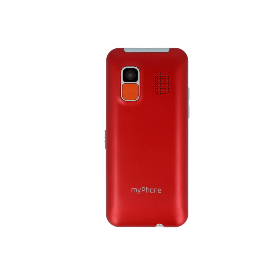 Телефон за възрастни myPhone Halo Easy, червен цвят