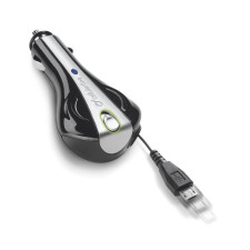 Ролетно зарядно за кола, microUSB, 12V