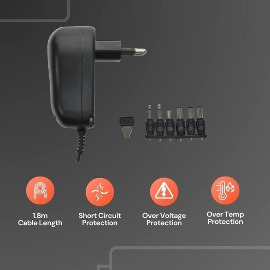Универсално зарядно 220V Uniross USMPS004EU 18W