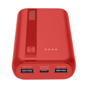 Външна батерия ESSENCE ENTRY, 10000 mAh, червена