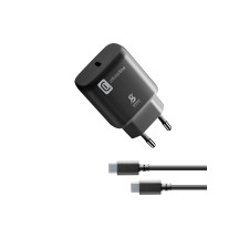 Зарядно Power Delivery за Samsung 220V USB C - USB C 25W, Черно