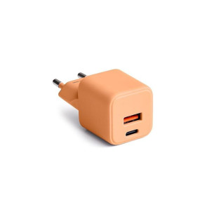 Зарядно USB-A + USB-C PD 30WCOLORUM праскова