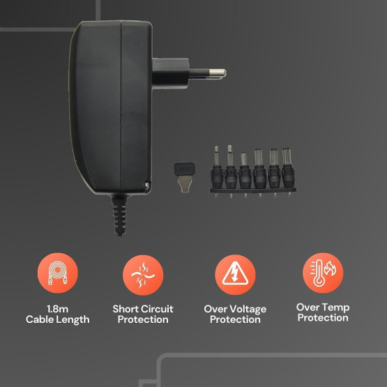 Универсално зарядно 220V Uniross USMPS005EU 27W