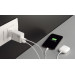 Зарядно 220V Power Delivery USB + USB-C 20W, Бяло