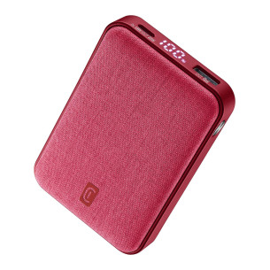 Външна батерия GLAM 20W PD 10000 mAh LCD червена