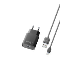Зарядно за ел. мрежа 220V за iPhone Ploos, MFI, 1A