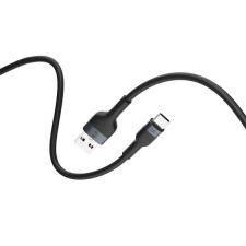 Кабел данни Forever USB- USB-C Flexible 3A, 1 м черен